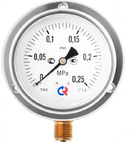 ТМВ-520РКТ.00(-0,1+0,5)MPa.Ф.M20х1,5.1,0 Зад. Фланец  ГЛИЦЕРИН УТ000014977