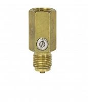 ДУ-Л G1/2"/G1/2" Латунь, Ру 25МПа Демпфирующее устройство УТ000009654