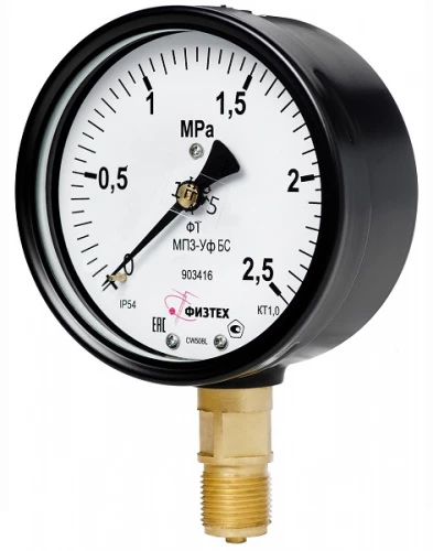 МП3-Уф 1,6 МПа кл.1,0 IP54 М20х1,5 БС УХЛ1 УТ000008485