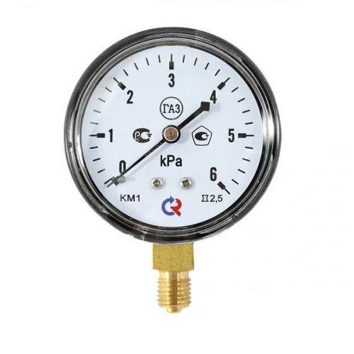 КМ-11Р +10 kPа.М12х1,5.2,5 Напоромер, ф63 УТ000000964