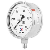 ТМ-621Р.00(0-40)MPa.1/2"NPT.1,0.IP67 СИЛИКОН, безопасное стекло(триплекс), стрелка с корректором нул УТ-00000253